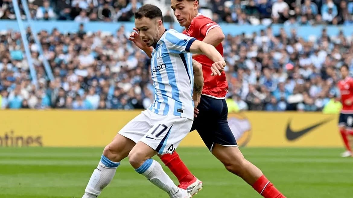 Igualdad en el clásico de Avellaneda: Racing 1-1 Independiente