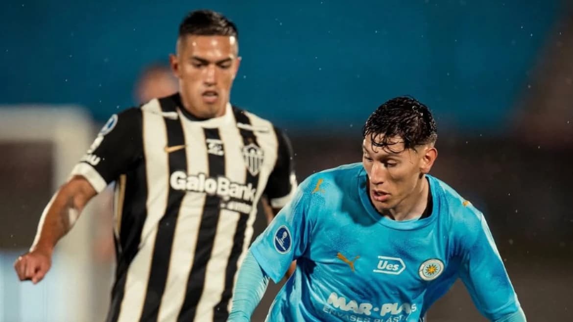 Atlético Mineiro sufrió en Montevideo, pero es finalista de la Sudamericana