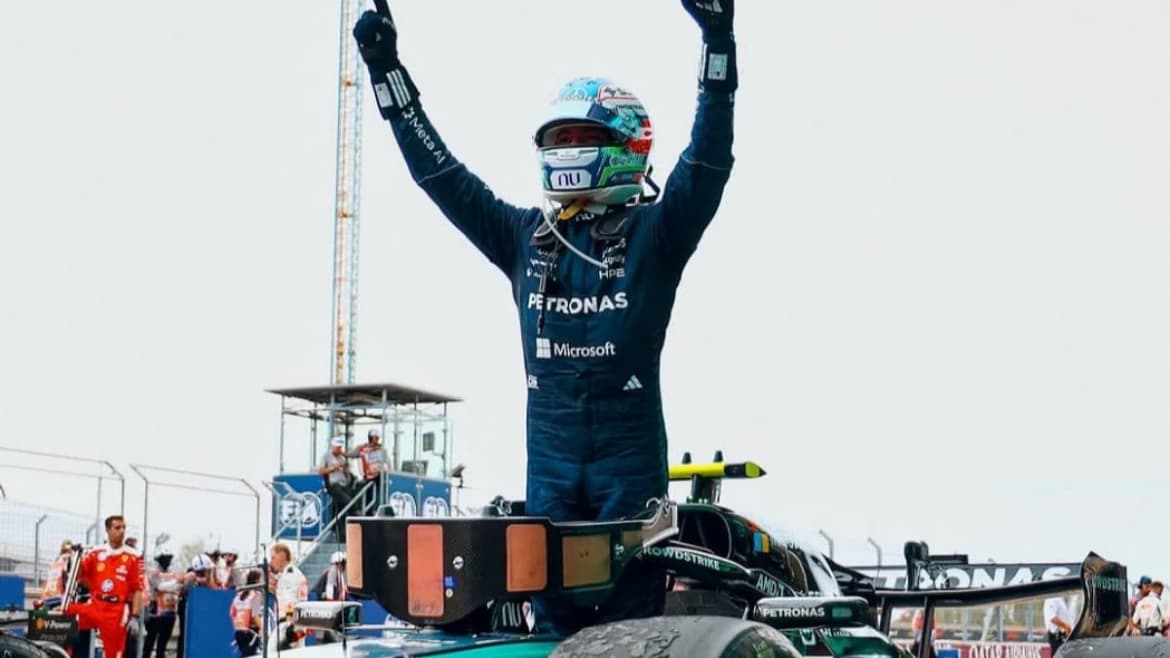 Kimi Antonelli, a 2 puntos de diferencia para ser campeón del mundo luego del Gran Premio de Estados Unidos